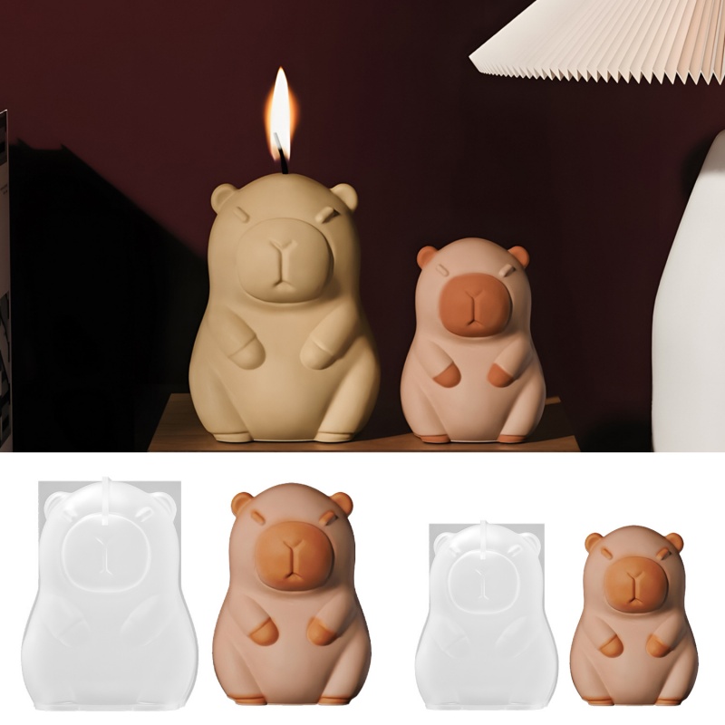 Candle Making Factory - Capybara Pudding Baking Silicone Mold DIY