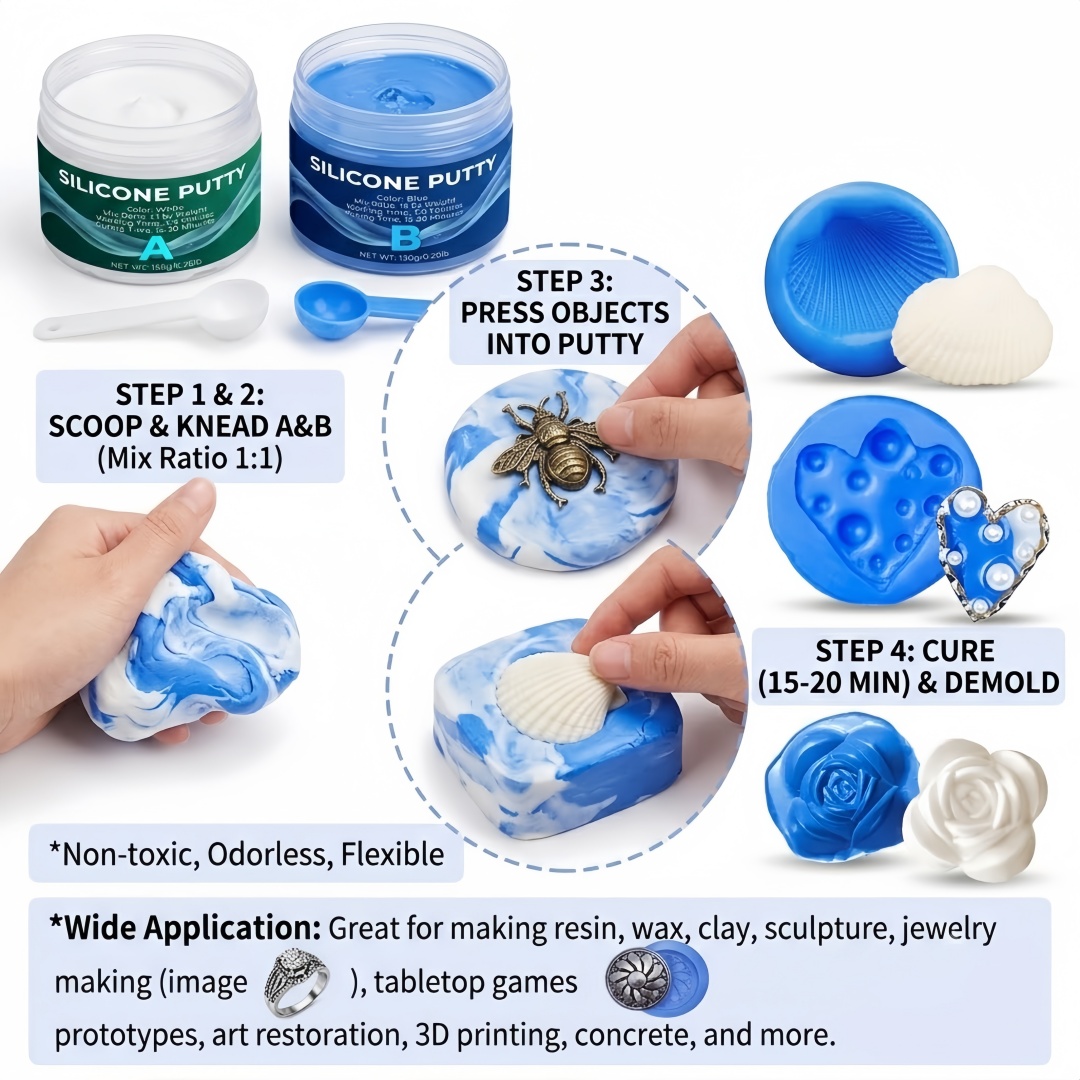 Silicone Putty Mold Making Sup - Candle Making Factory ulasan dan harga