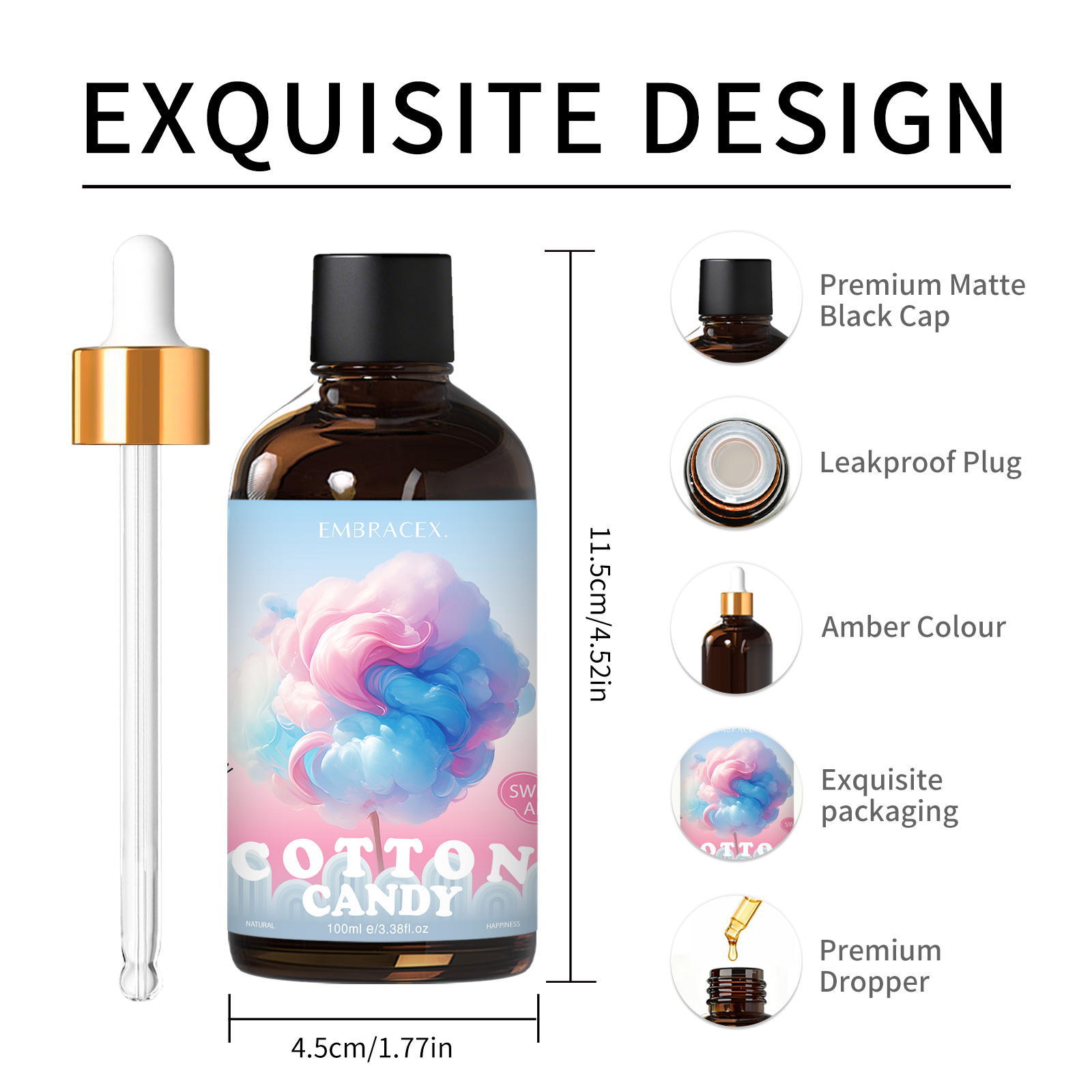 100ml Cotton Candy Fragrance O - Candle Making Supplies ulasan dan harga