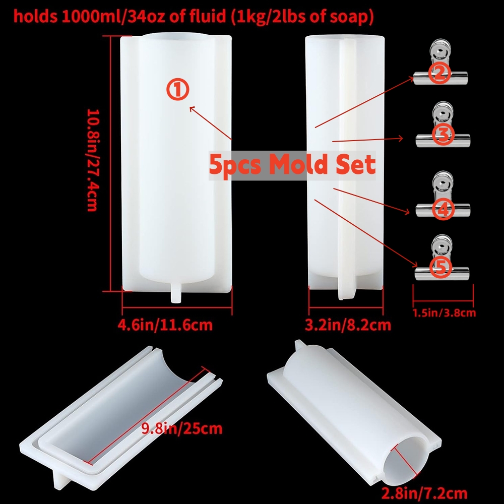 Big Cylinder Tube Soap Mold wi - Candle Making Factory ulasan dan harga
