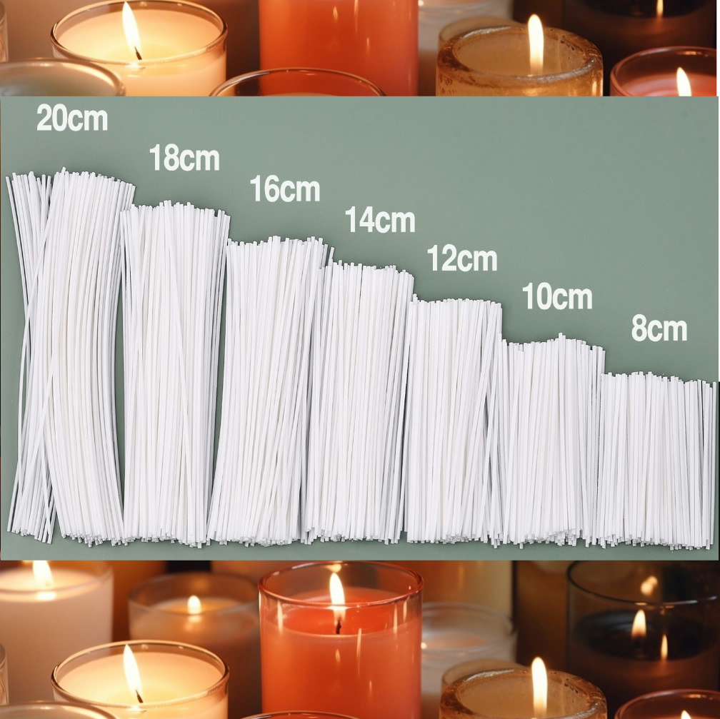 50/100pcs Smokeless Candle Wic - Cotton Wick Pre Tabbed ulasan dan harga