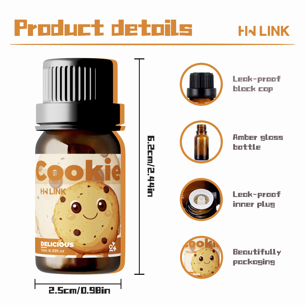 10ml Cookie Fragrance Oils For - Candle Making Ingredients ulasan dan harga