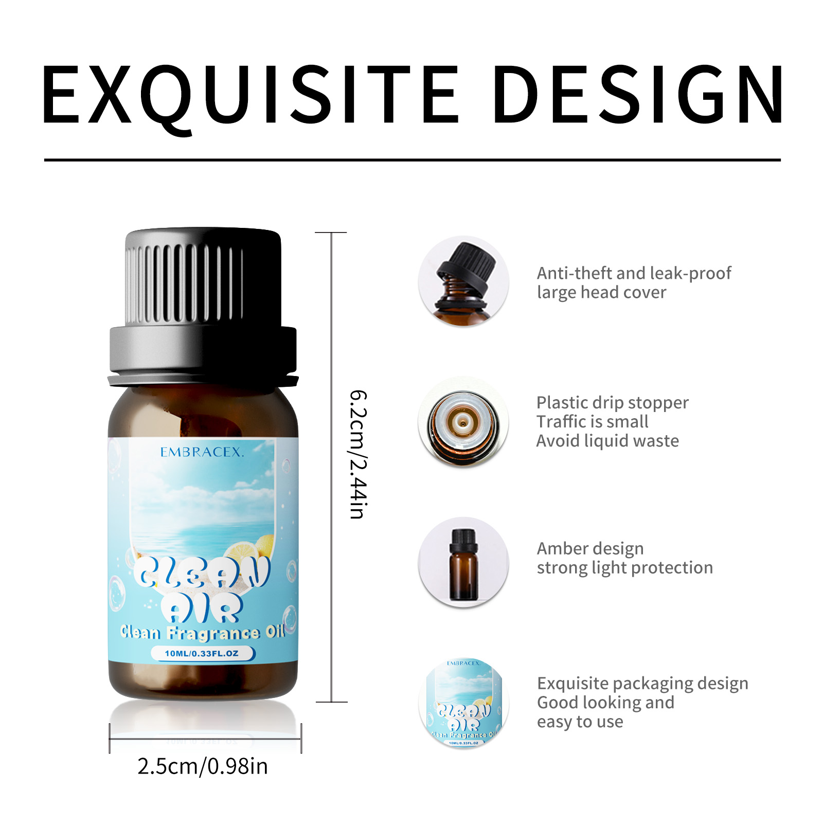 10ml Clean Air Fragrance Oils  - Candle Making Ingredients ulasan dan harga