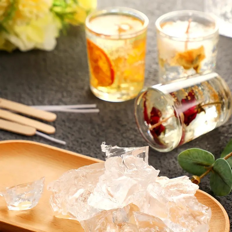 Transparent Crystal Wax, Jelly - Candle Making Ingredients ulasan dan harga
