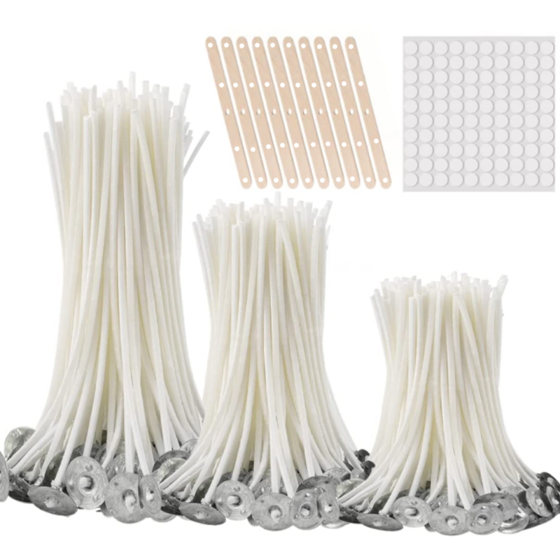 100pcs Smokeless Candle Wicks  - Cotton Wick Pre Tabbed ulasan dan harga