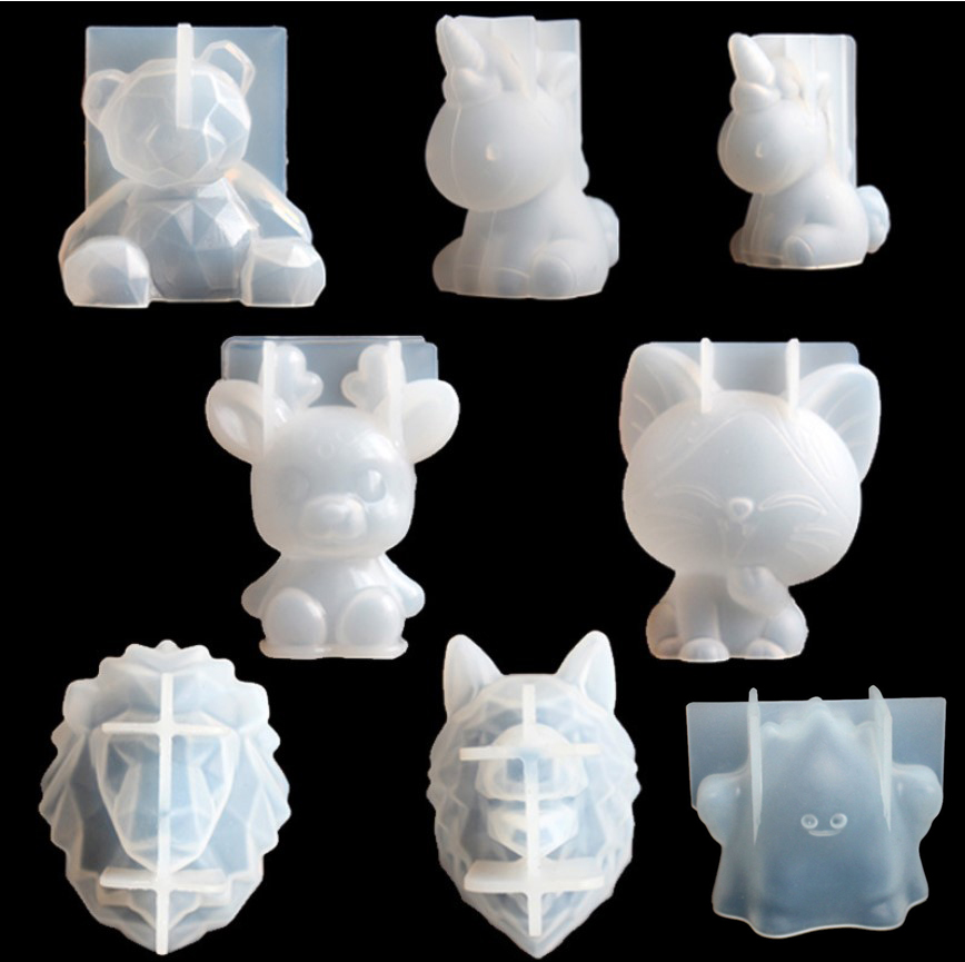 Transparent Unicorn Silicone E - Candle Making Factory ulasan dan harga
