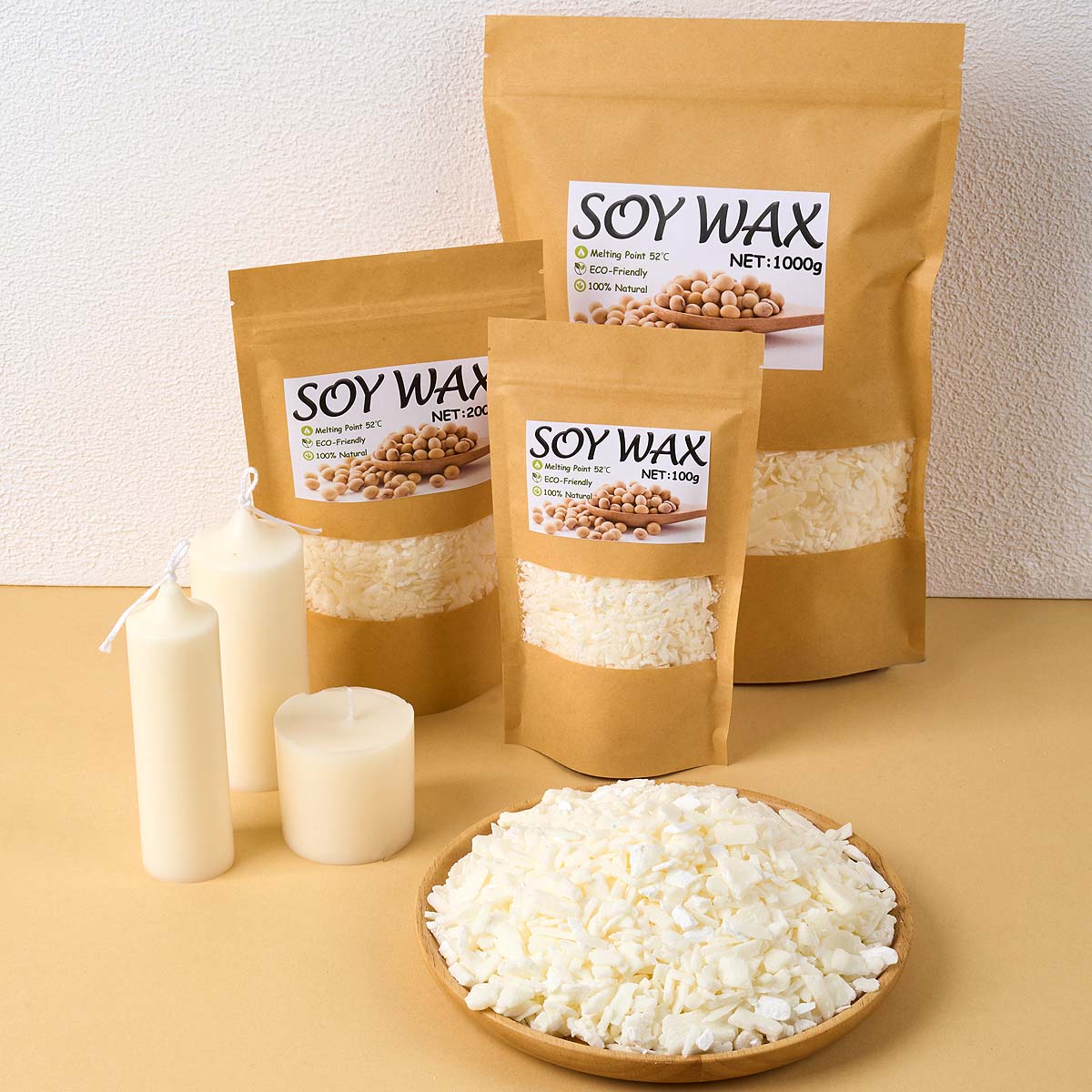 1 Pounds Pure White Soy Wax Fo - Candle Making Ingredients ulasan dan harga
