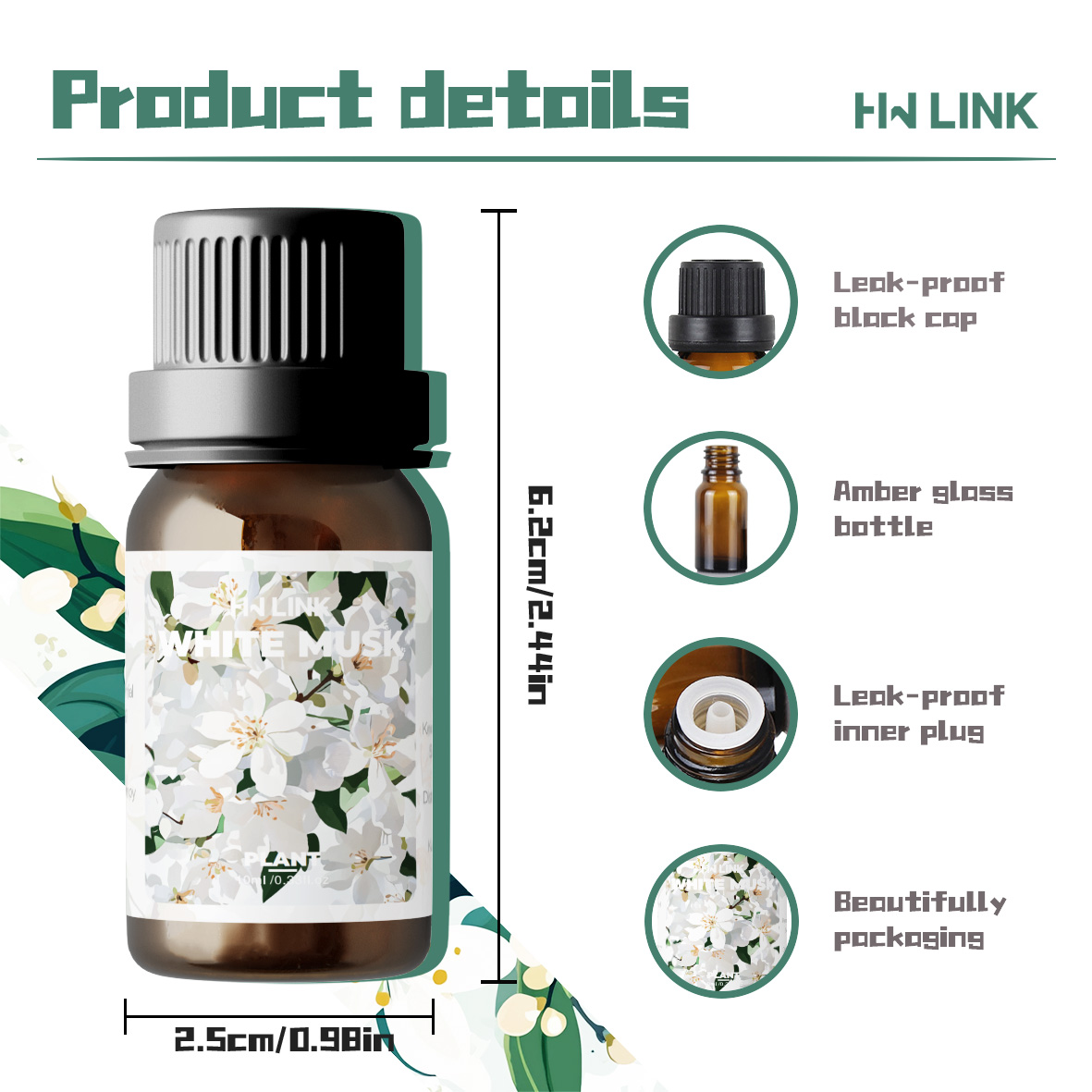 10ml White Musk Fragrance Oils - Candle Making Ingredients ulasan dan harga