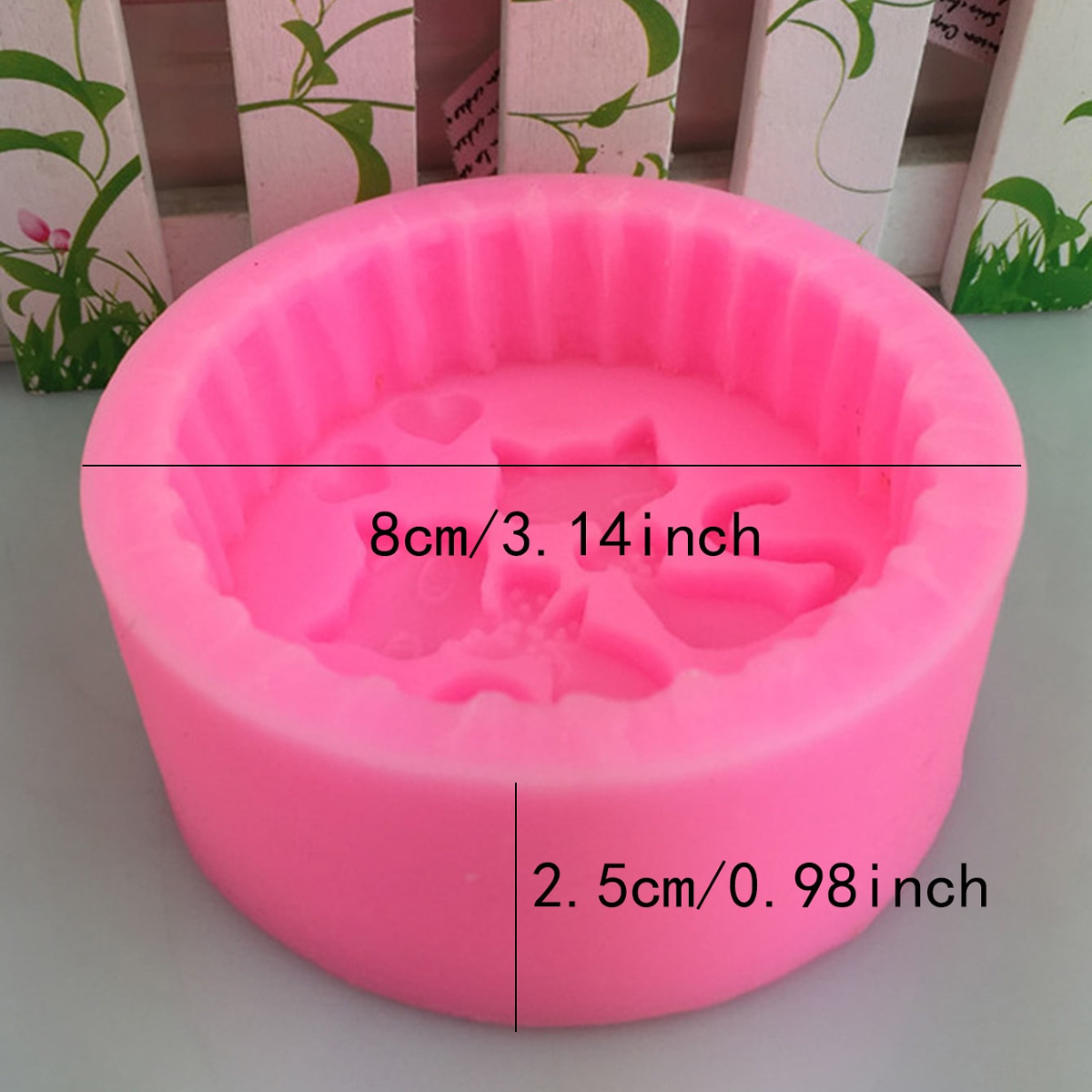 1-Piece Silicone Cat Soap Mold - Candle Making Ingredients ulasan dan harga