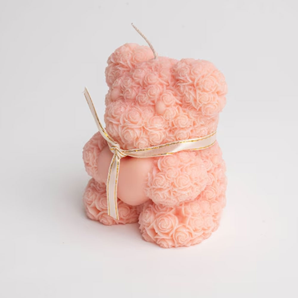Teddy Bear Heat Rose Silicone  - Candle Making Kit ulasan dan harga