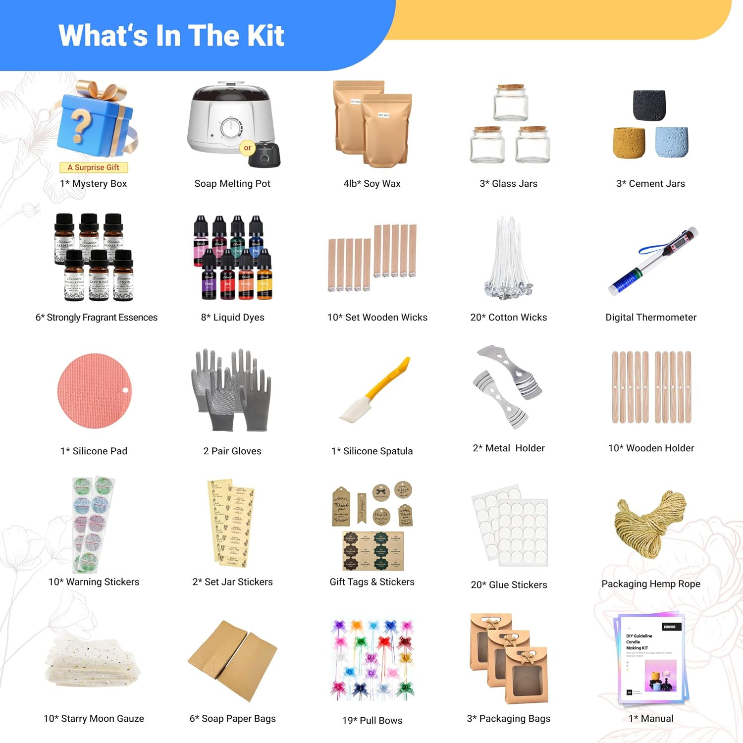 128pcs Candle Making Kit for A - Candle Making Kit For Beginners ulasan dan harga