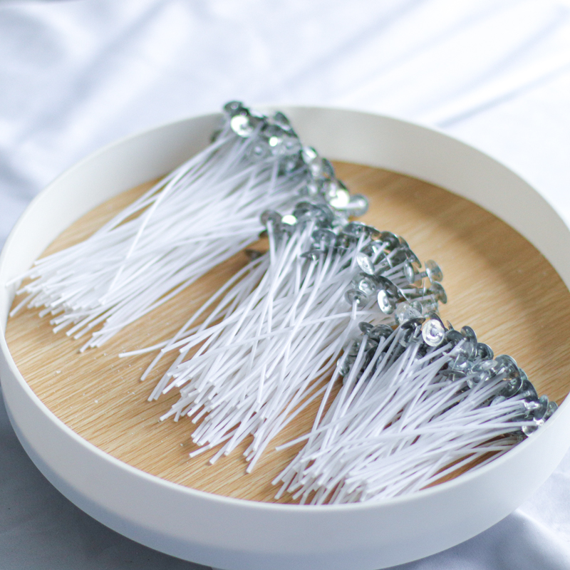 2.6-20cm Pre-Waxed Cotton Core - Cotton Wick Pre Tabbed ulasan dan harga