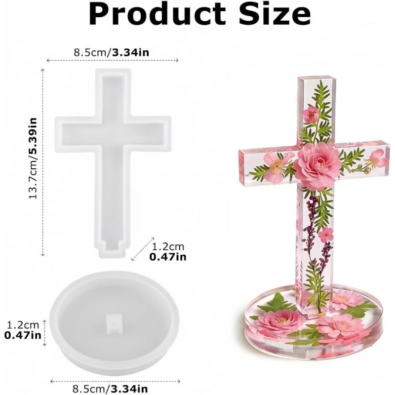 Two silicone molds with a base - Candle Making Factory ulasan dan harga