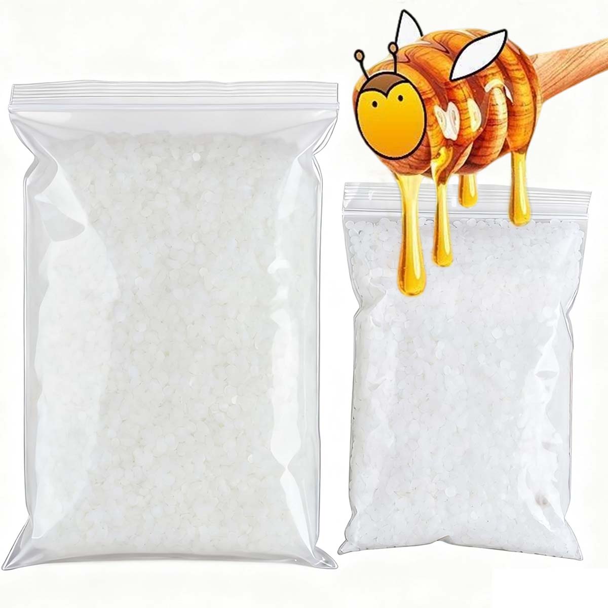 200g-1000g White Beeswax Pure  - Candle Making Ingredients ulasan dan harga
