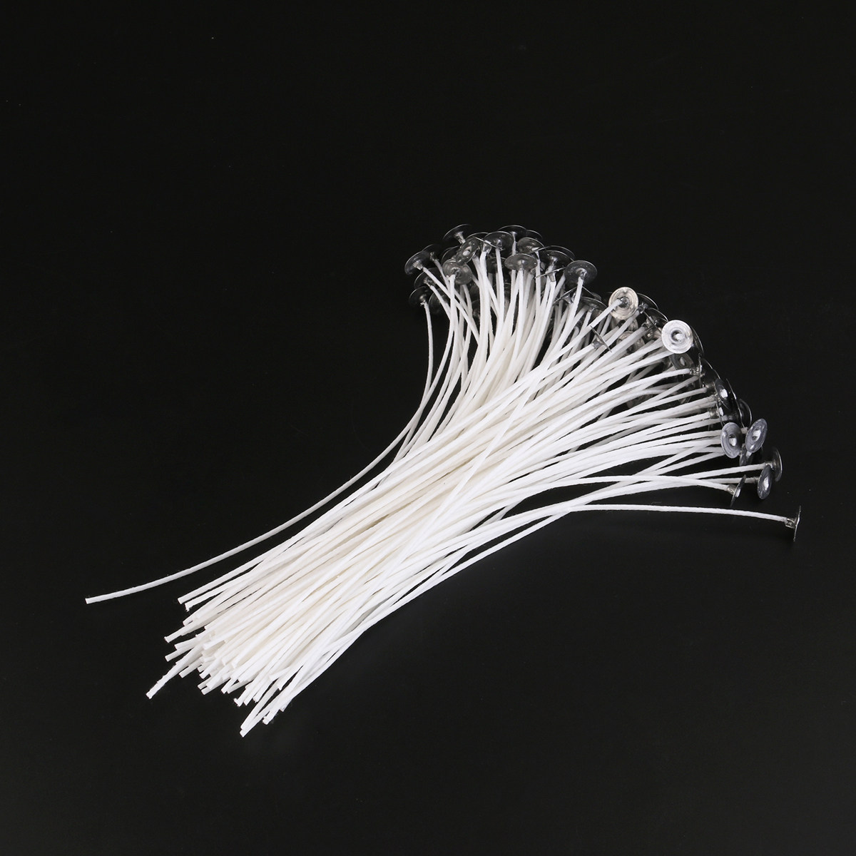 100pcs C Wicks Low Smoke Cotto - Cotton Wick Pre Tabbed ulasan dan harga