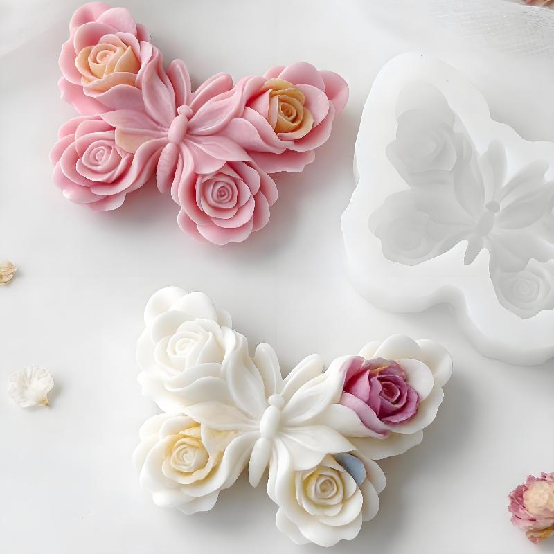 DIY Rose Butterfly Form Silico - Candle Making Supplies ulasan dan harga