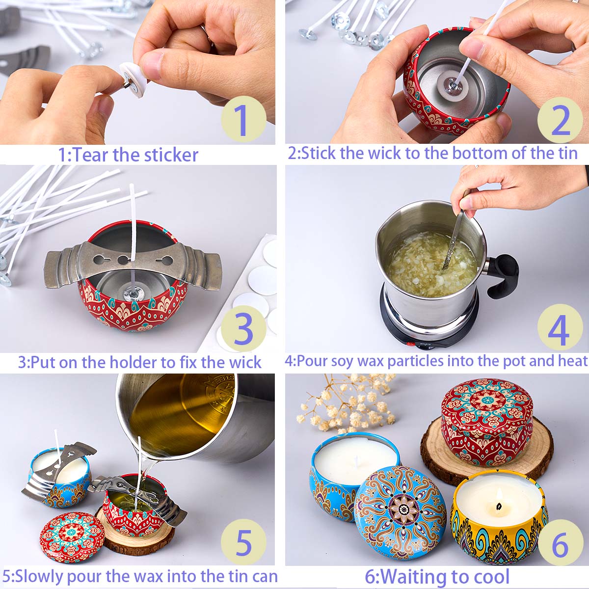 DIY Scented Candle Making Tool - Candle Making Kit For Beginners ulasan dan harga