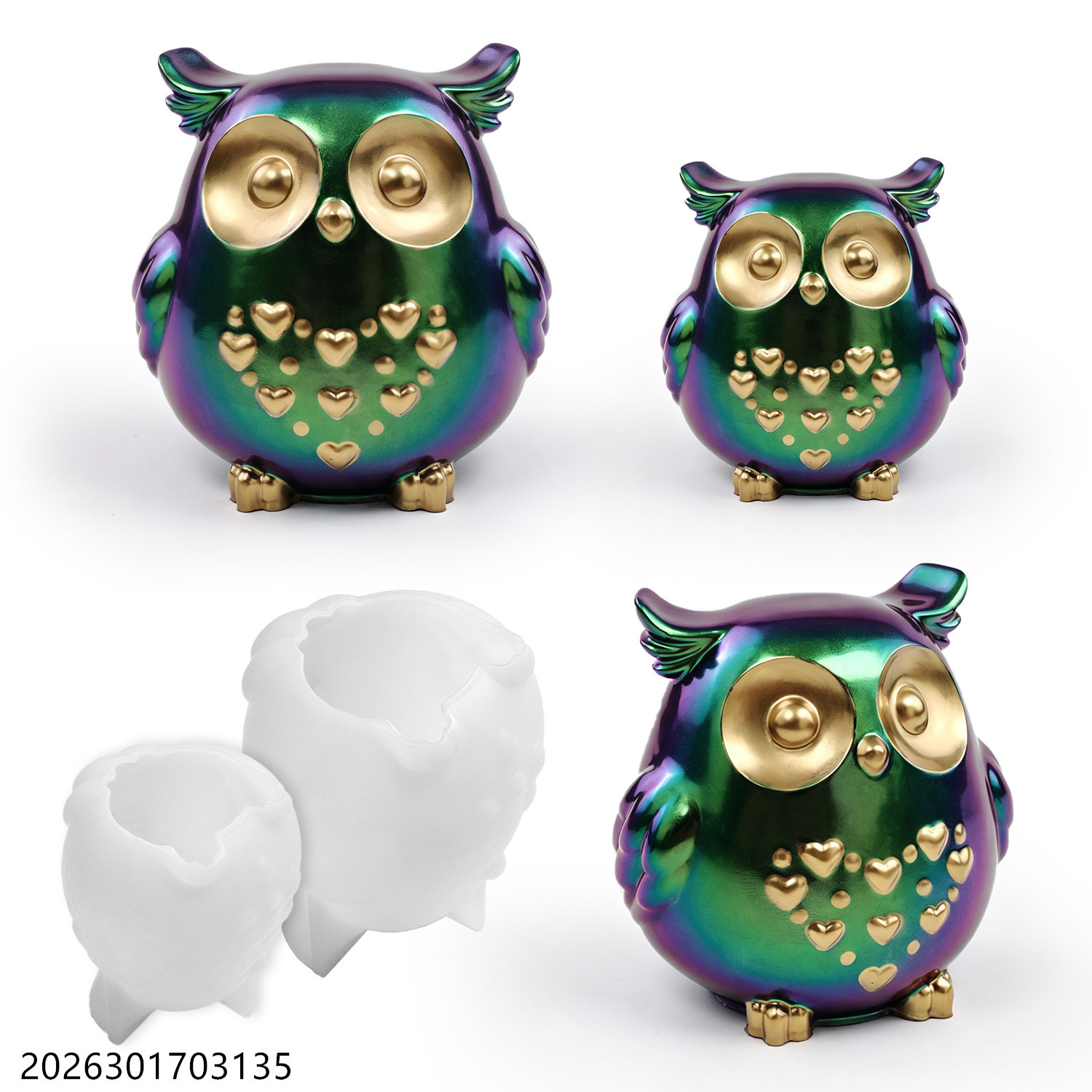 Owl Silicone Mold 3D Bird Shap - Candle Making Factory ulasan dan harga