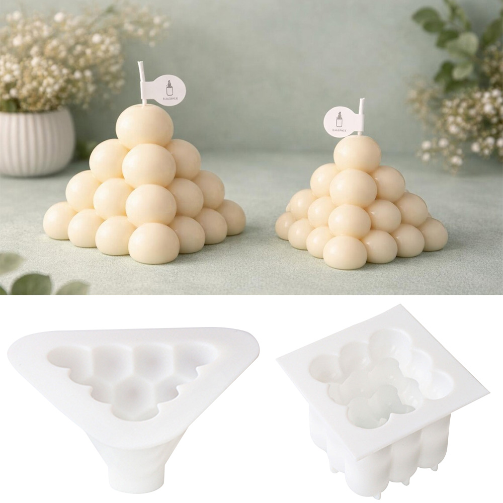 3D Bubble Cube Silicone Candle - Candle Making Kit ulasan dan harga
